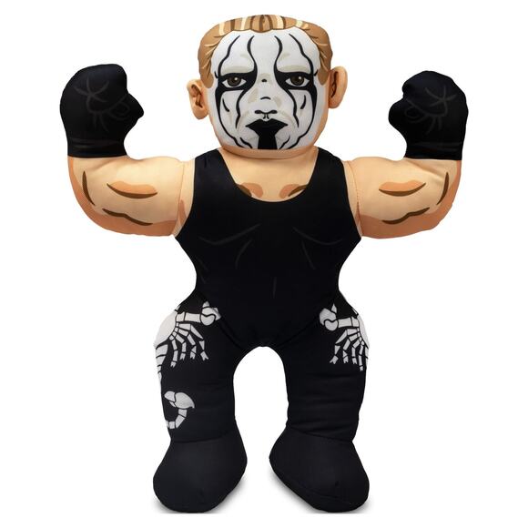 AEW Wrestling Buddies Sting 12" Role Play Plush NWT - Picture 3 of 7